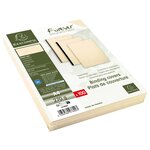 Paquet De 100 Couvertures Grain Cuir Pour Reliure A4 - Ivoire - Papeteries De Clairefontaine