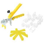 vidaXL Système de nivellement de carrelage 500 cales 2500 clips 1 5 mm