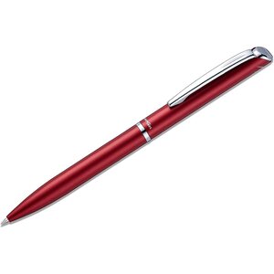 Coffret roller encre gel rétractable bl2007 corps fin métal rouge encre noire pentel