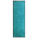 vidaXL Paillasson lavable Cyan 60x180 cm