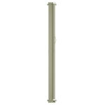 vidaXL Auvent latéral rétractable de patio 140x600 cm Rouge