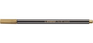 Stylo feutre Pen 68 metallic pointe moyenne or STABILO