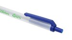 Ecolutions Clic Stic - Stylo bille rétractable pointe moyenne 1 mm - Bleu (paquet 50 unités)