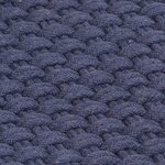 vidaXL Tapis rectangulaire Bleu marine 180x250 cm Coton