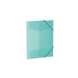 Chemise à élastiques PP A3 turquoise translucide HERMA