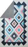 Tapis d'intérieur Berbère 120 x 180 cm - Multicolore