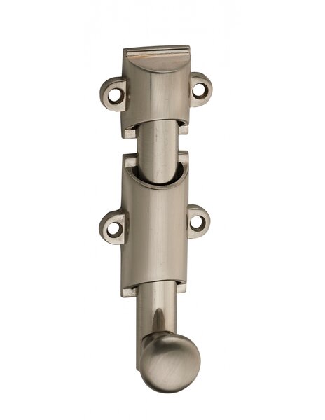 THIRARD - Verrou à plaquer pour fenêtre  à coulisse  100mm  nickel satin