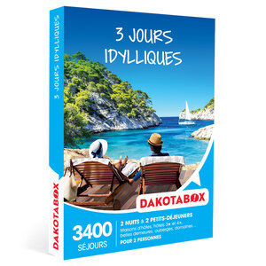 DAKOTABOX - Coffret Cadeau 3 jours idylliques - Séjour