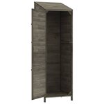 vidaXL Remise de jardin Anthracite 55x52x174 5 cm Bois de sapin solide