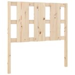 vidaXL Tête de lit 95 5x4x100 cm Bois massif de pin