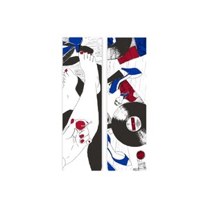 Suzie-q - 2 marque-pages carte dessin - modèle 2