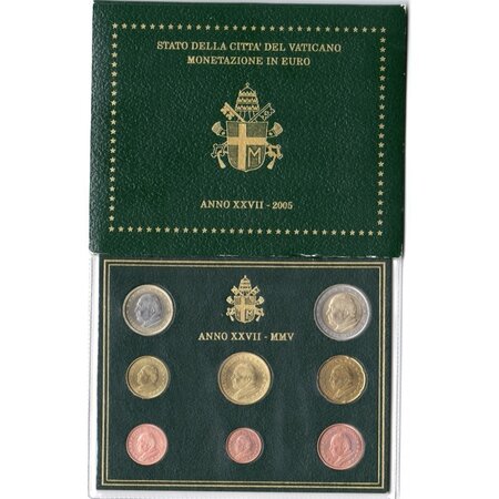 Coffret série euro BU Vatican 2005