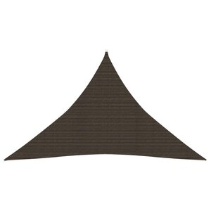 vidaXL Voile d'ombrage 160 g/m² Marron 2 5x2 5x3 5 m PEHD