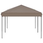 vidaXL Tente de réception pliable Taupe 3x6 m