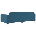 vidaXL Lit de repos bleu 100x200 cm velours