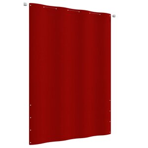 vidaXL Écran de balcon Rouge 160x240 cm Tissu Oxford