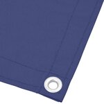 vidaXL Écran de balcon bleu 75x1000 cm 100  polyester oxford