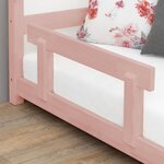 Barrière de lit enfant TRUSTY rose pastel