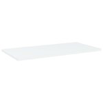 vidaXL Panneaux de bibliothèque 4 Pièces Blanc 60x30x1 5 cm Aggloméré