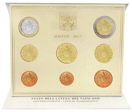 Coffret série euro BU Vatican 2017