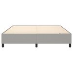 vidaXL Cadre de lit Gris clair 180x200 cm Tissu