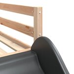 vidaXL Lit superposé avec toboggan et échelle 90x190cm bois pin massif