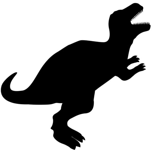 Tableau à Craie SILHOUETTE 30 x 47 cm Forme Dino SECURIT
