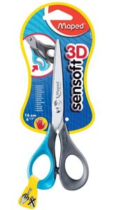 Ciseaux de bricolage Sensoft Spécial GAUCHER 16 cm MAPED