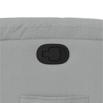 vidaXL Fauteuil inclinable Gris clair Tissu