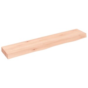 vidaXL Étagère murale 100x20x6 cm bois de chêne massif non traité