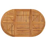 vidaXL Table de jardin 150x90x75 cm Bois d'acacia solide