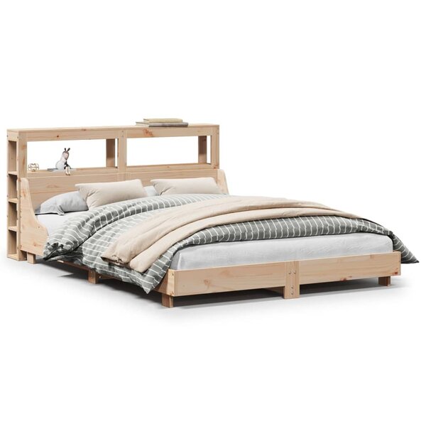 vidaXL Cadre de lit sans matelas 120x200 cm bois de pin massif