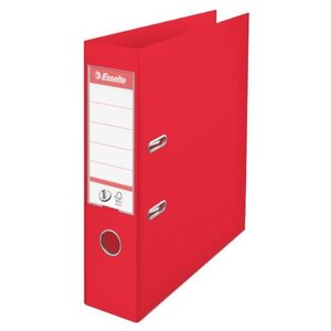 Classeur à levier N°1 POWER en polypropylène dos 75mm coloris rouge ESSELTE