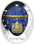 Pièce de monnaie en Argent 1 Dollar g 16.81 Millésime 2023 Faberge Eggs TWILIGHT EGG