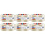 Ruban Adhésif d'Emballage Monofilament 50 m x 50 mm Transparent Ultra resistant x 6 TESA