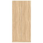 vidaXL Garde-robe Chêne sonoma 90x52x200 cm Bois d’ingénierie