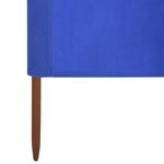 vidaXL Paravent 6 panneaux Tissu 800 x 80 cm Bleu azuré