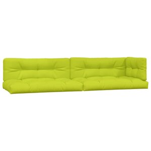 vidaXL Coussins de palette 5 Pièces vert vif tissu