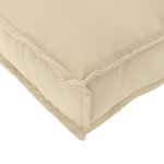 vidaXL Coussin de Palette pour Banc Beige 150x40x8 cm Tissu Oxford