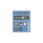 Exacompta Set de tiroirs de bureau Store-Box 7 tiroirs Noir brillant