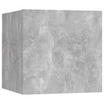 vidaXL Ensemble de meubles TV 10 Pièces Gris béton Bois d'ingénierie