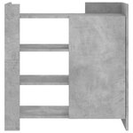 vidaXL Buffet gris béton 73 5x35x75 cm bois d'ingénierie