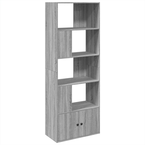 vidaXL Bibliothèque sonoma gris 70x36x189 cm bois d'ingénierie
