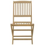 vidaXL Chaises de jardin pliantes lot de 8 48 5x57x90 cm bois d'acacia
