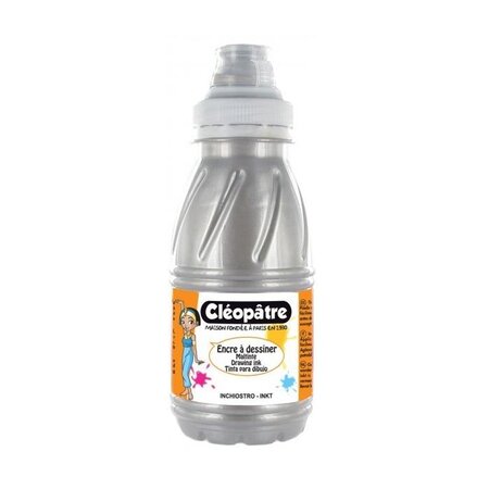 Encre à Dessiner Argent en 250 ml CLÉOPÂTRE