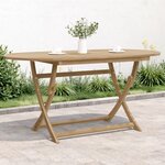 vidaXL Table pliable de jardin 160x85x75 cm bois d'acacia solide