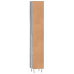 vidaXL Armoire de bain sonoma gris 30x30x190 cm bois d'ingénierie