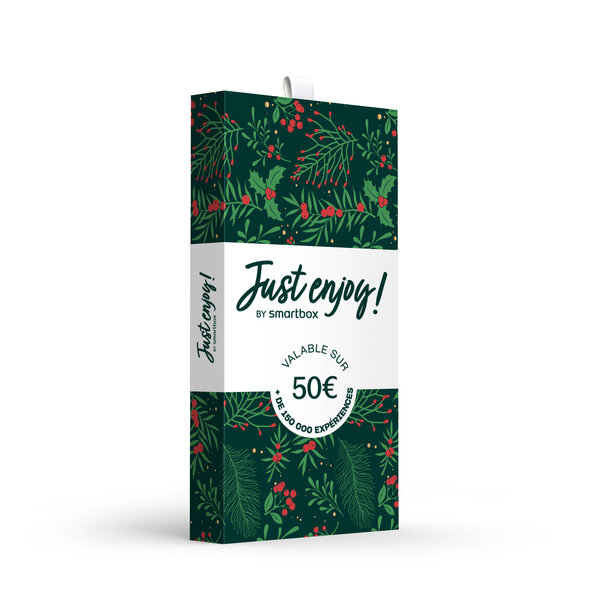 SMARTBOX - Coffret Cadeau Carte cadeau Just enjoy ! Noël - 50 € -  Multi-thèmes