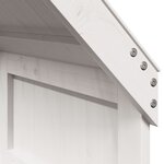 vidaXL Toit de lit pour enfants blanc 60x99x139 5cm bois de pin massif