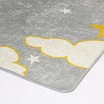 Tapis enfant NUAGE 80 x 150 cm - Gris